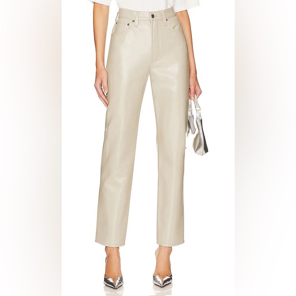 Recycled Leather 90's Pinch Waist in Toast
AGOLDE - Picture 3 of 9